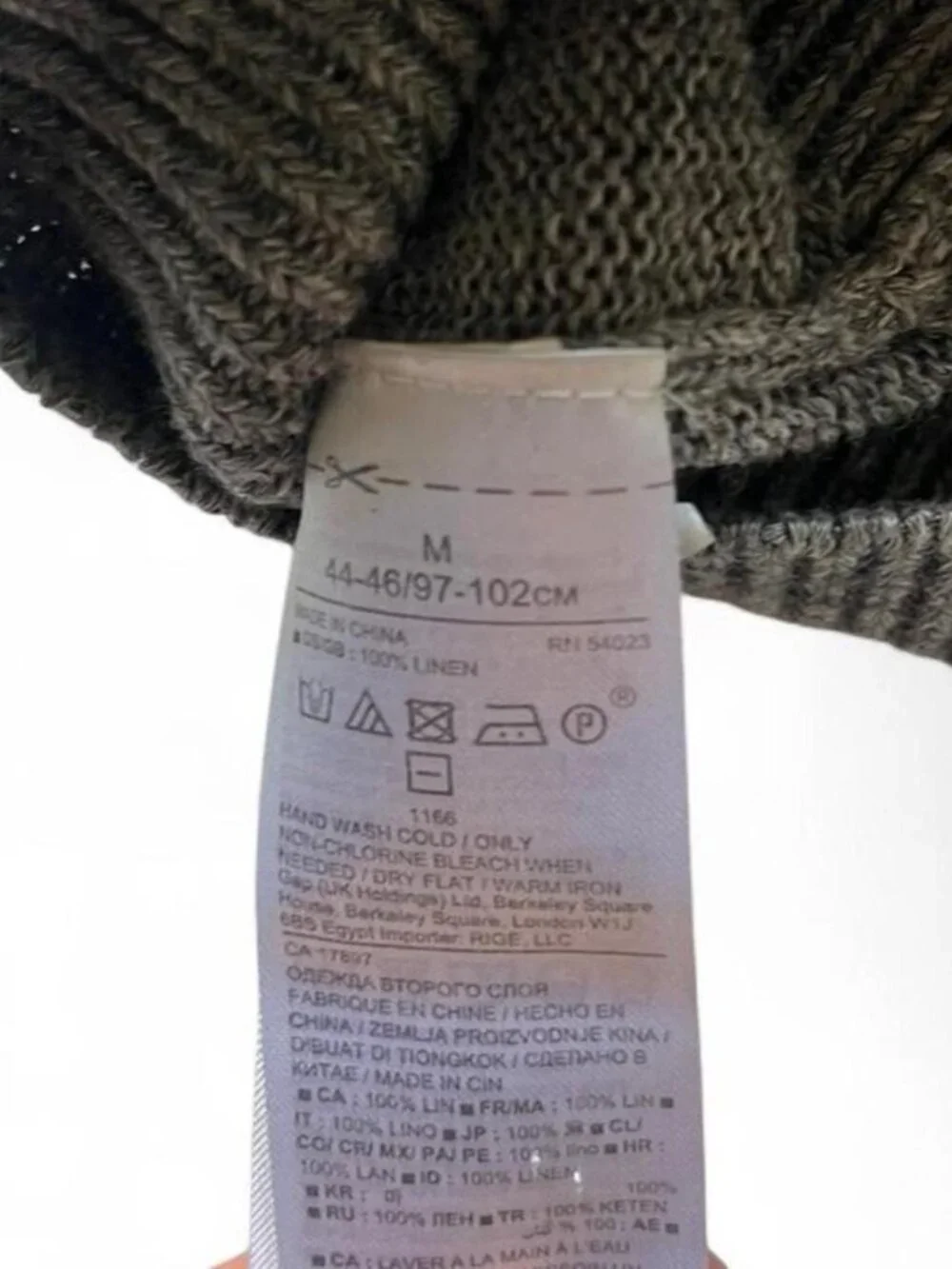 Banana Republic 100% Linen Crew Neck Sweater